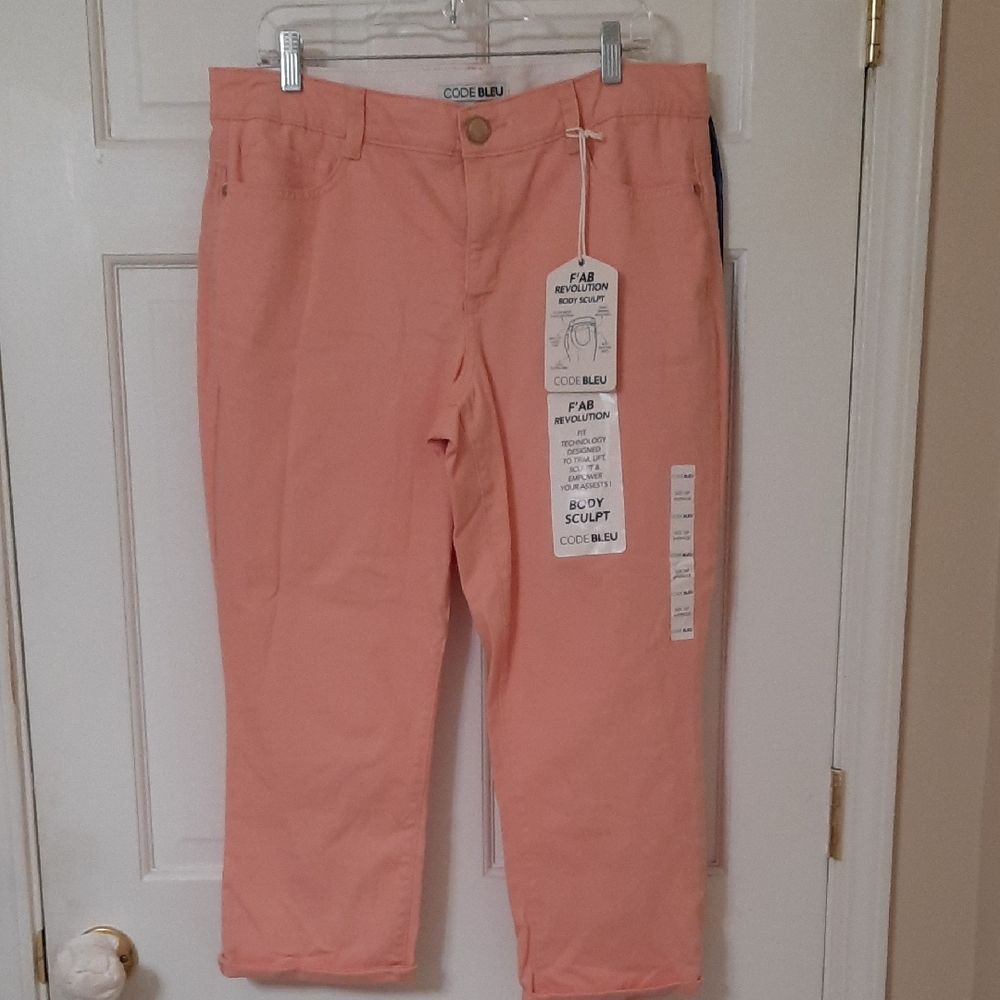 Code Bleu Peach Pants